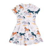 Happy Horses-Flared Dress